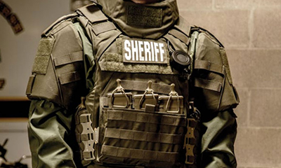 Bulletproof vest with collar