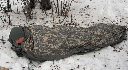 saco de dormir militar para climas extremadamente fríos