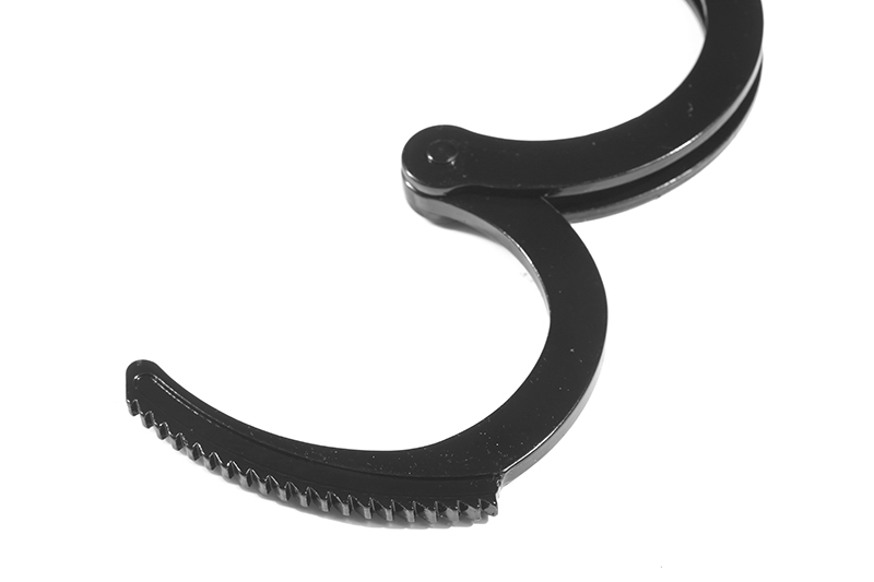  Metal black police handcuff