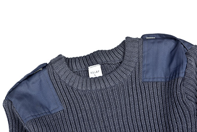 Military navy blue sweater