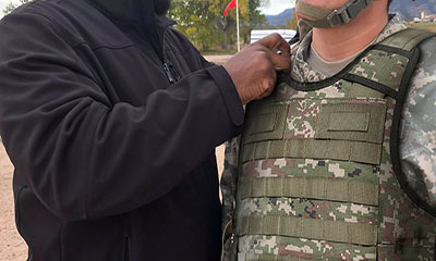 Camouflage bulletproof vest