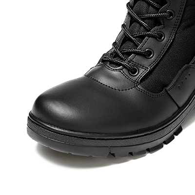 Black military jungle boots