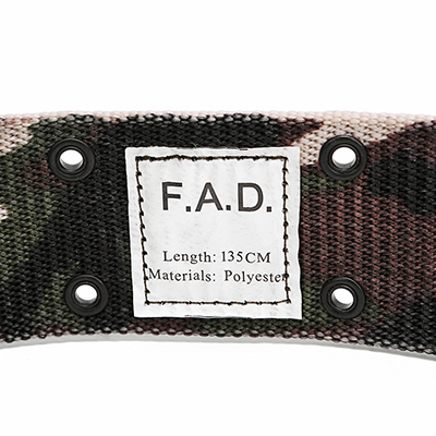 proveedor de cinturón de uniforme de cinturón militar del ejército de camuflaje