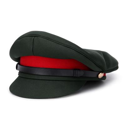 Uniforme militar traje sombrero de la oficina de la tapa