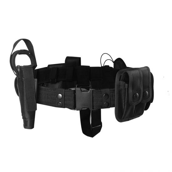 Black durable police duty belt
