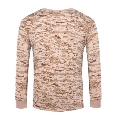 Militares digital desert camo camiseta de manga larga
