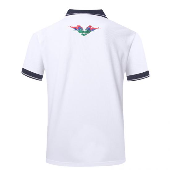 Military cotton embroidary polo shirt